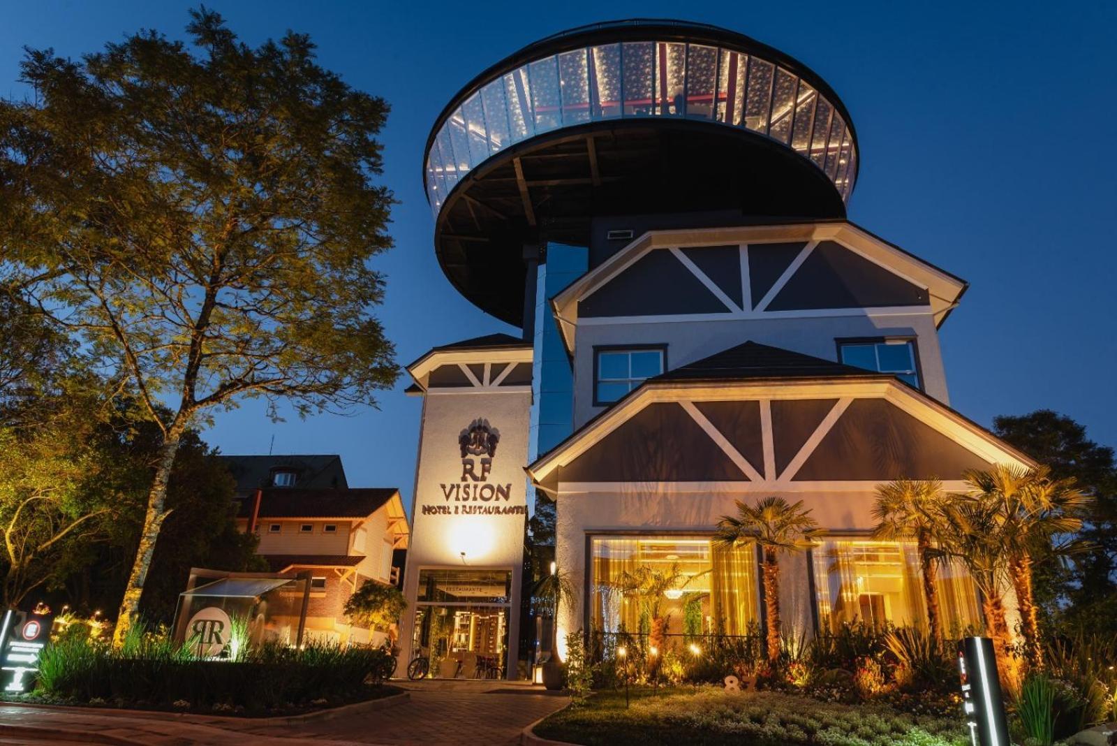 Hotel E Restaurante Giratorio Rf Vision - A Melhor Vista 360 De Gramado Buitenkant foto
